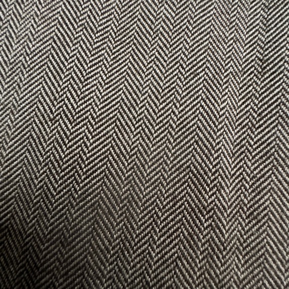 J Jill Petite Capris Pants Women 16P Brown Herringbone Cargo Elastic Waist - Picture 4 of 9